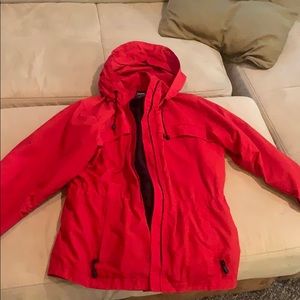 Red pacific trail heavy rain coat